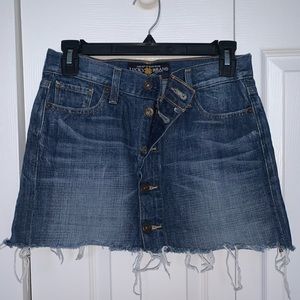 Lucky Brand Jean skirt, size 0